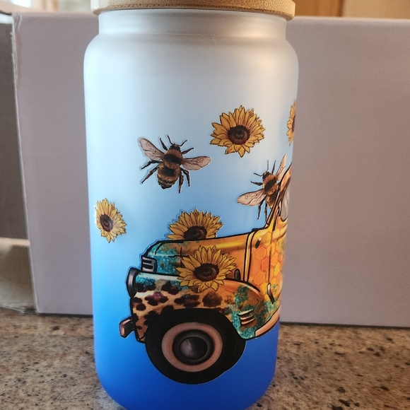 Sunflower  Gnome  Bee Mug - Picture 3 of 3